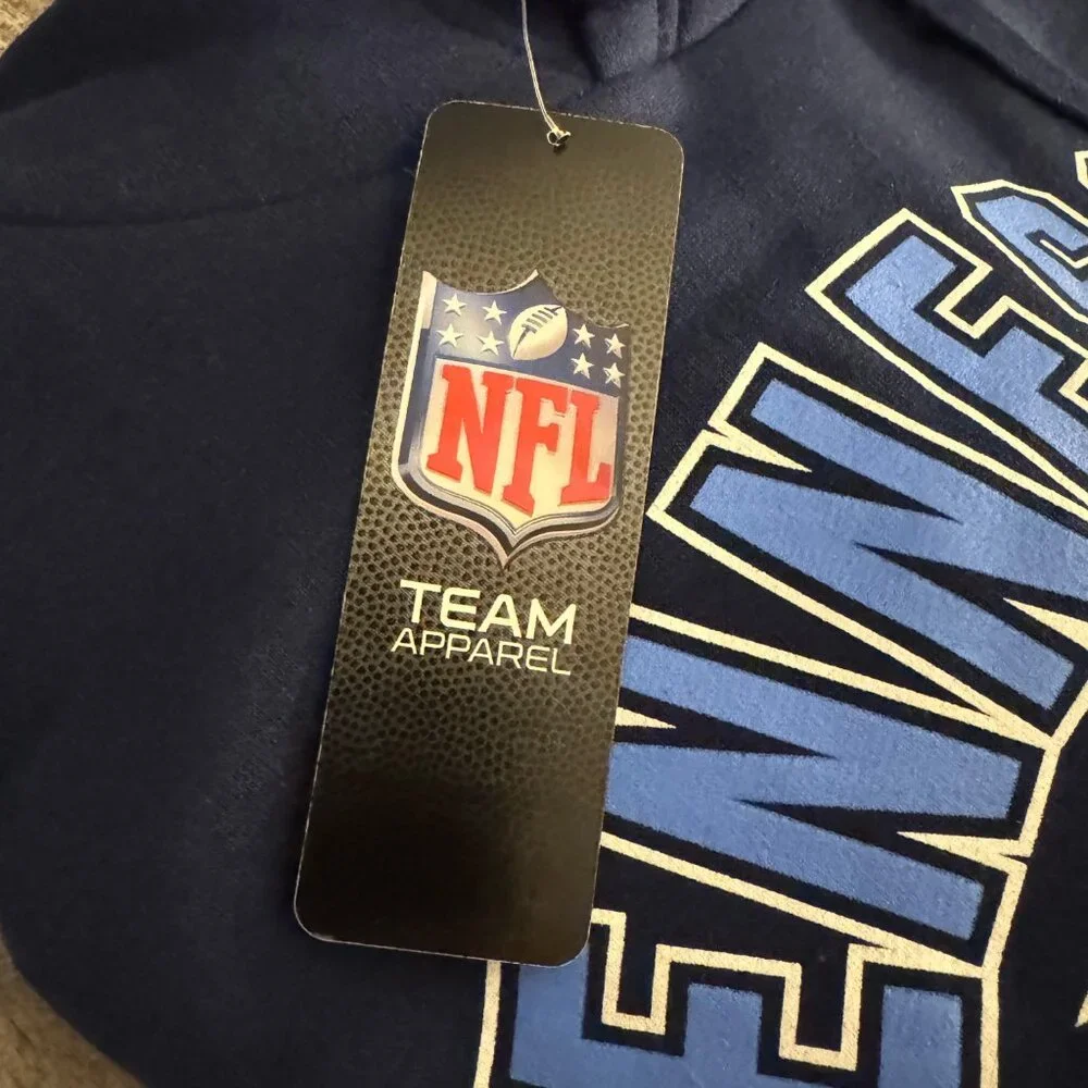 NWT Tennessee Titans “Between the Pylons” Hoodie XL – NFL Fanatics Navy Pullover - Picture 4 of 12